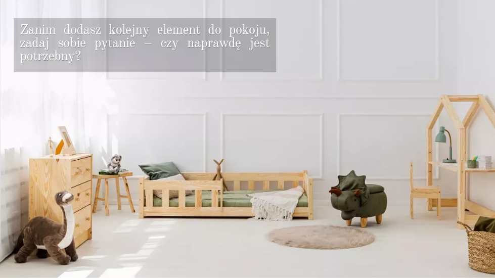 minimalizm w pokoju dziecka